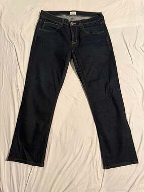 Hudson Jeans Men's Size 34 Byron Slim Straight Dark Wash Denim